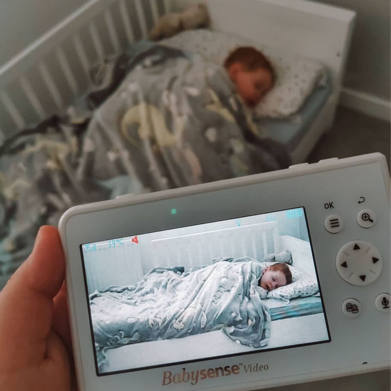babysense-v43-babyphone-vid-o-2-cam-ras-cran-divis-4-3 image 2