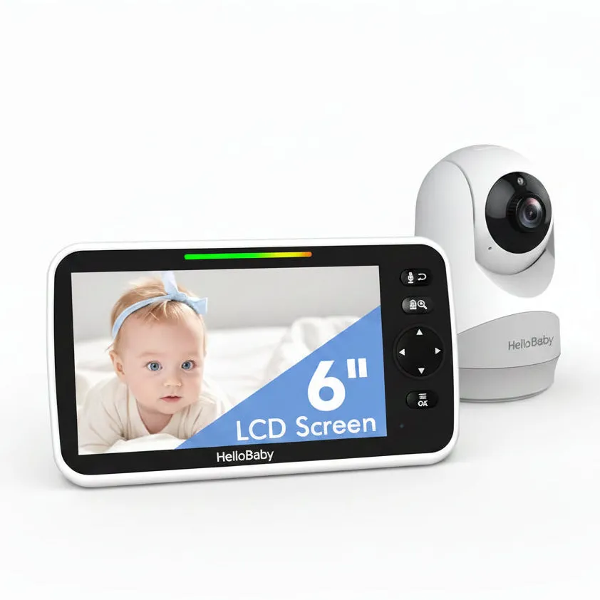hellobaby-hb6250plus-moniteur-b-b-vid-o-6-vox-sans-wifi image 1