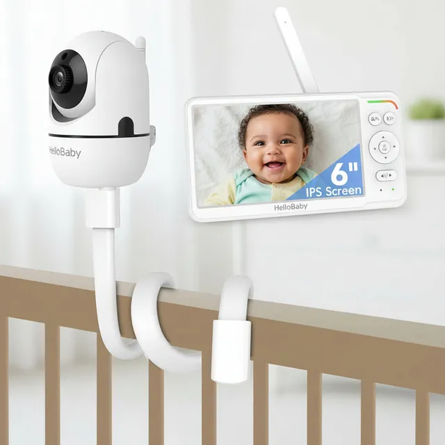 hellobaby-hb6560-babyphone-vid-o-6-pouces-avec-support image 1