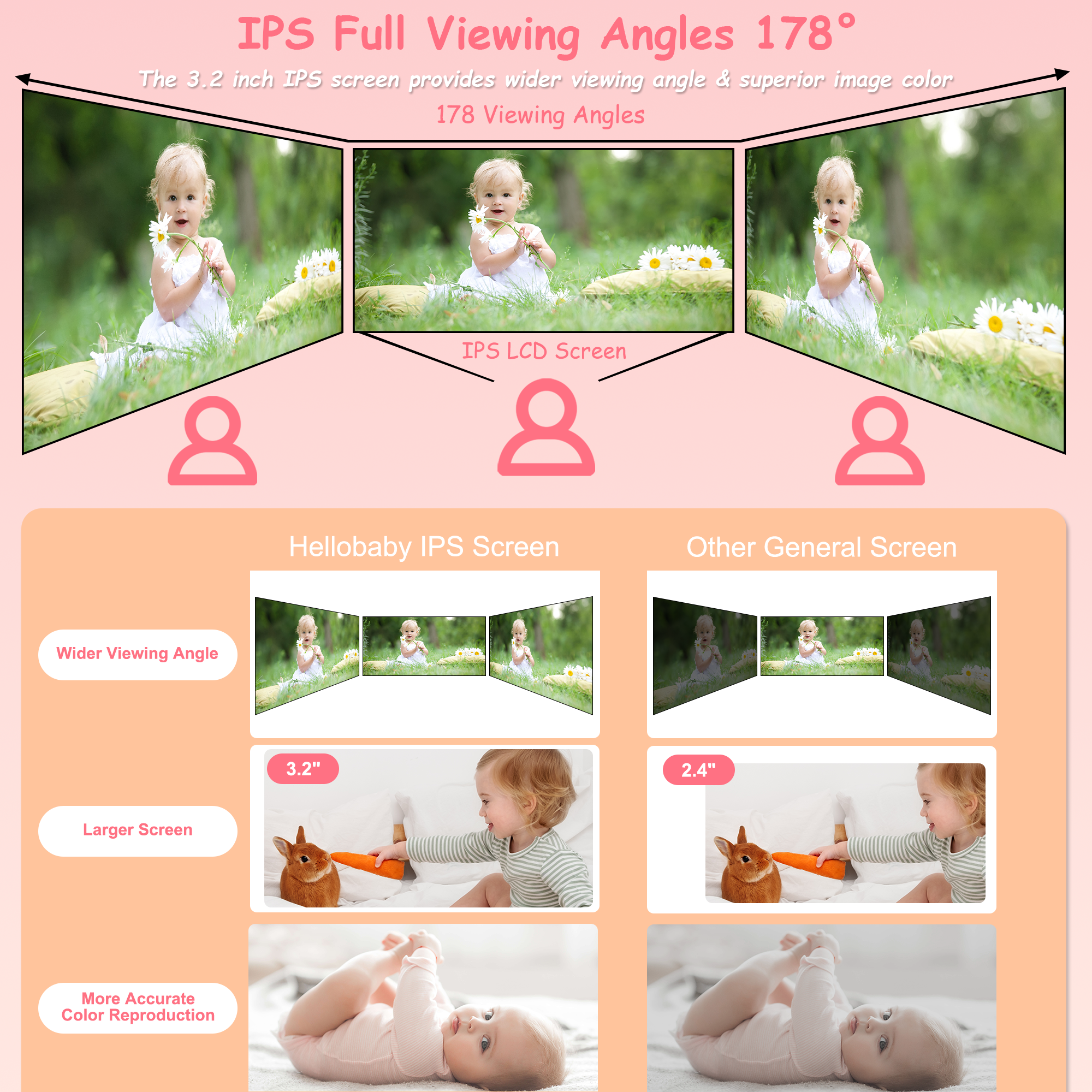 hellobaby-appareil-photo-enfant-impression-instantan-e-rose-12mp image 6