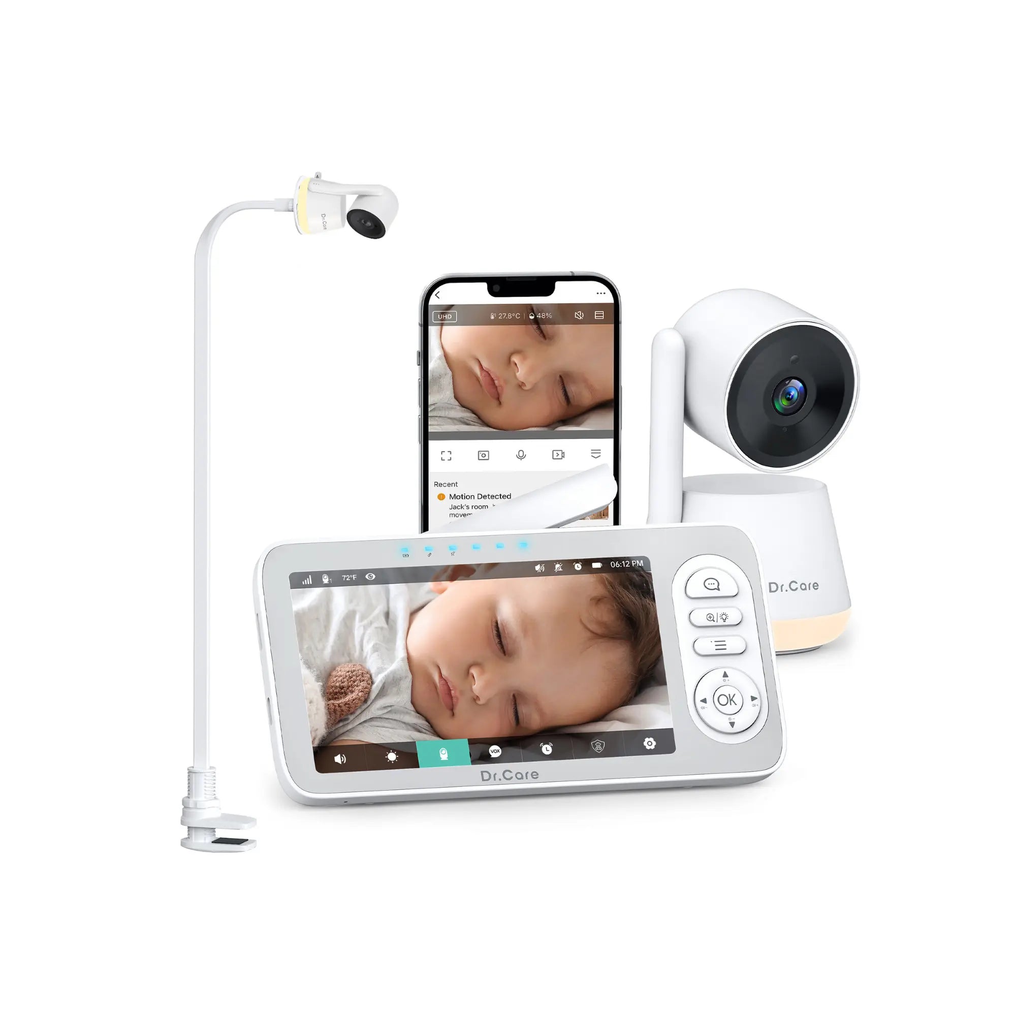 dr-care-lumiview-plus-sbm006-babyphone-vid-o-5-5-2k-wifi-suivi image 3