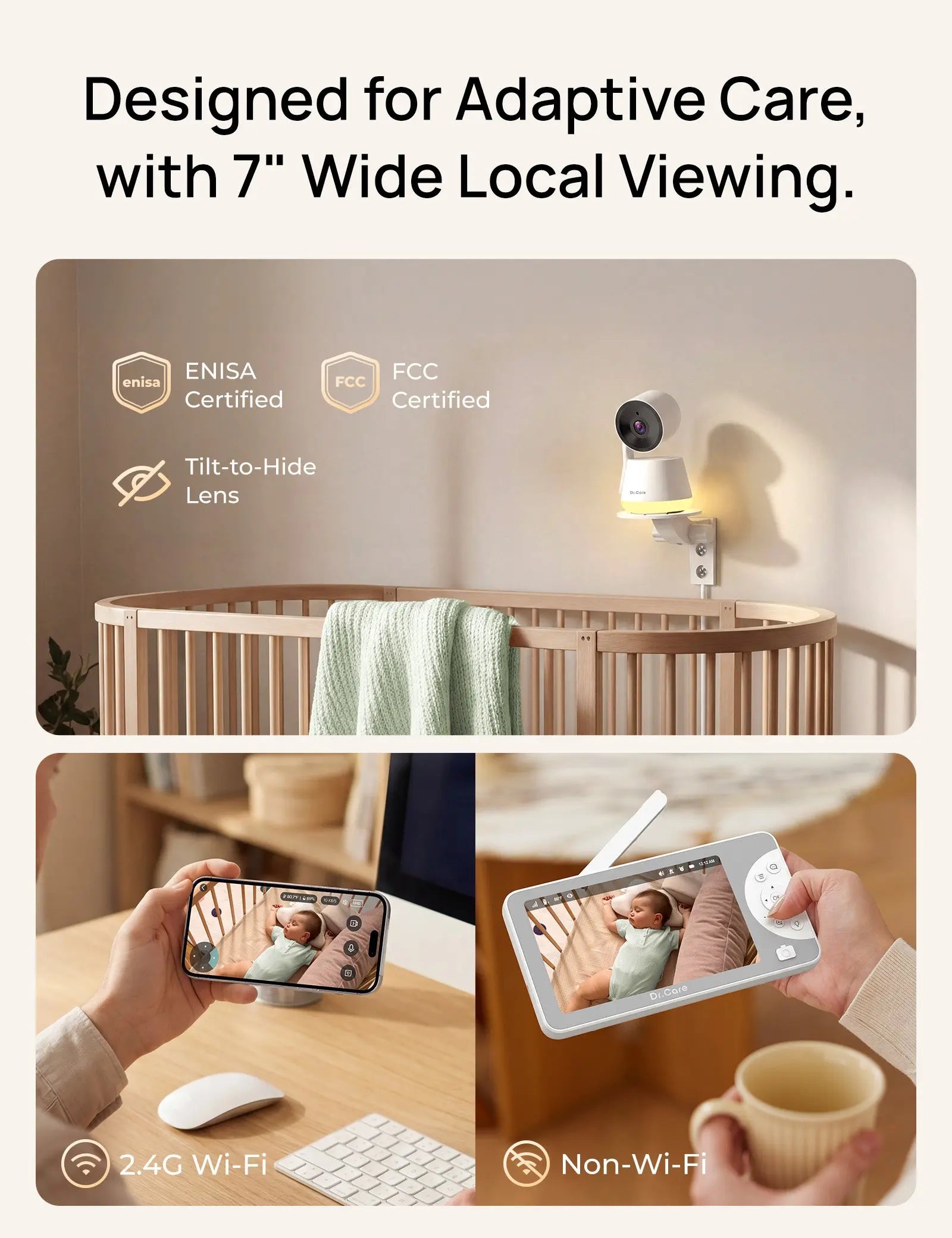 dr-care-lumiview-max-sbm009-babyphone-vid-o-7-2k-simple image 2