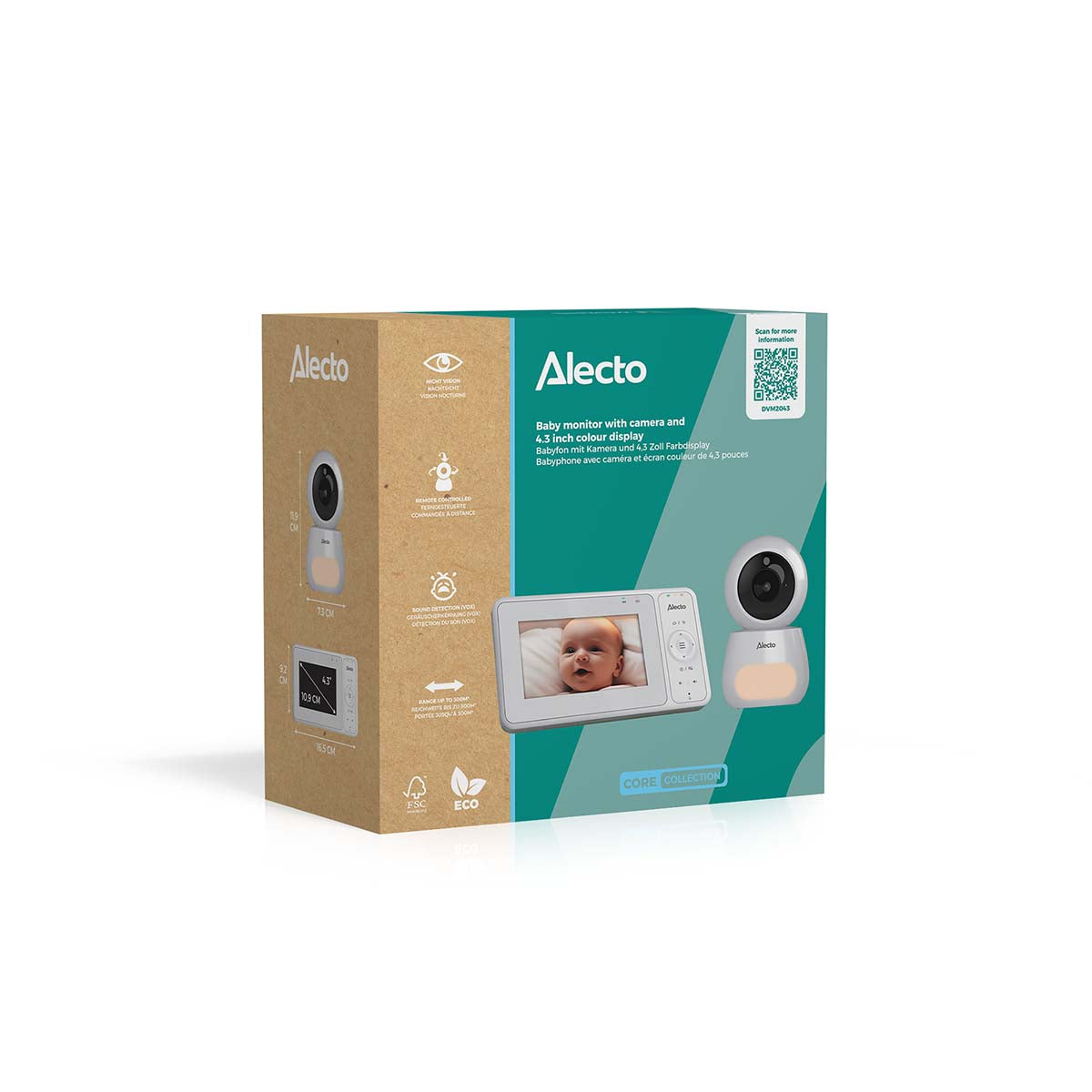 alecto-dvm2043-babyphone-vid-o-4-3-cam-ra-dvm2043c image 2