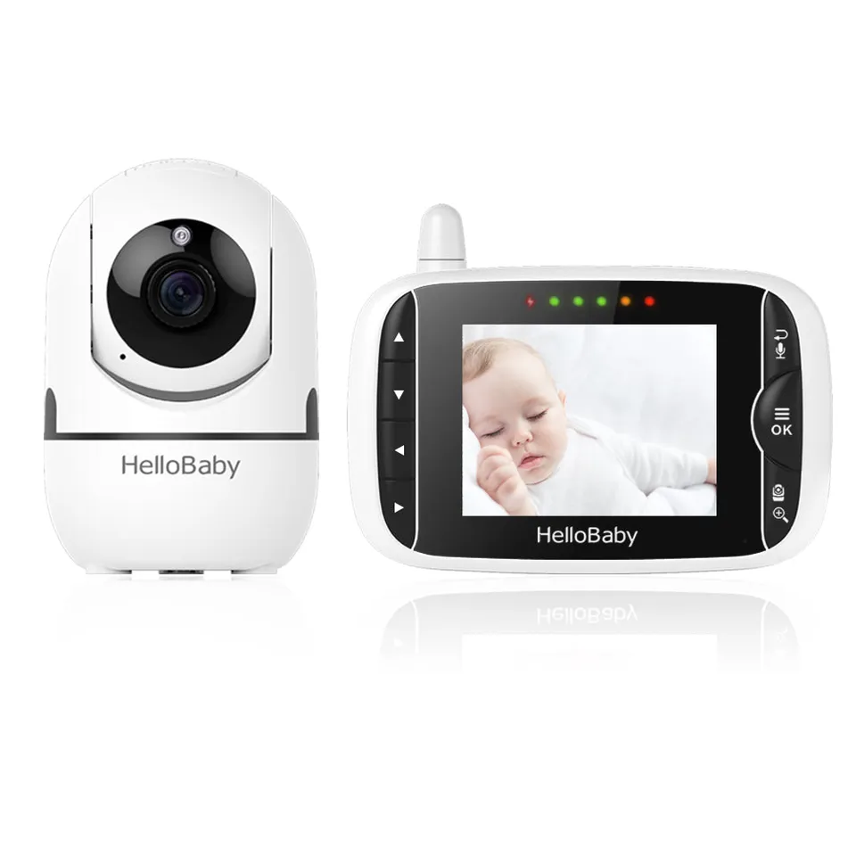 hellobaby-hb65-babyphone-vid-o-3-2-lcd-sans-wifi image 1