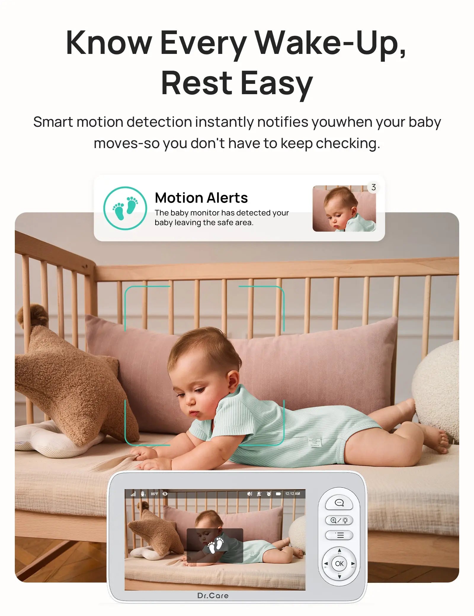 dr-care-lumiview-plus-sbm006-babyphone-cam-ra-wifi-5-5-2k image 4