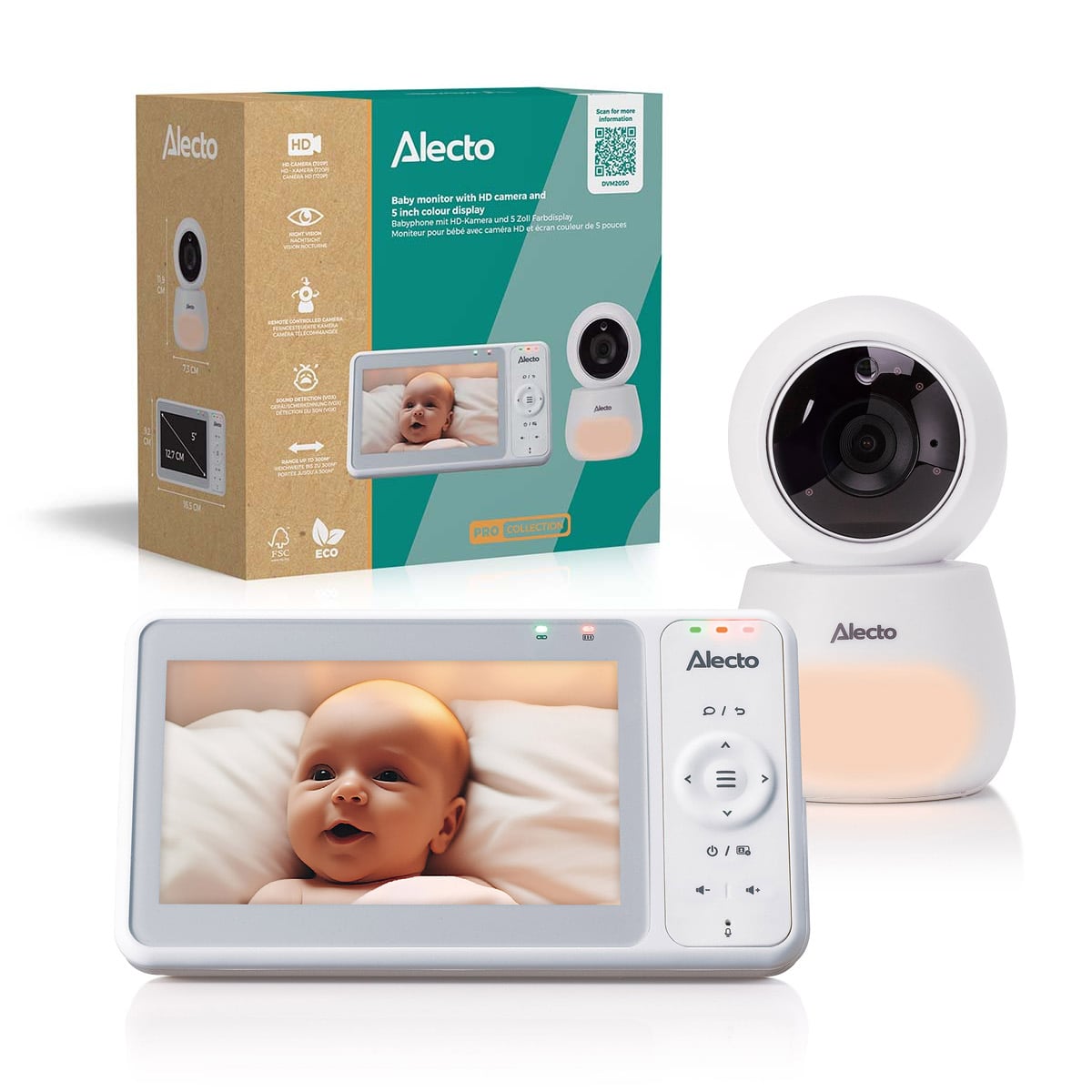alecto-baby-dvm2050-babyphone-cam-ra-hd-5-pouces-blanc image 5