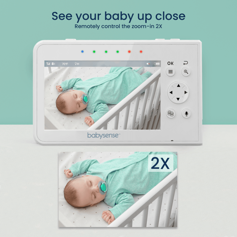 babysense-v43-babyphone-vid-o-2-cam-ras-cran-divis-4-3 image 8