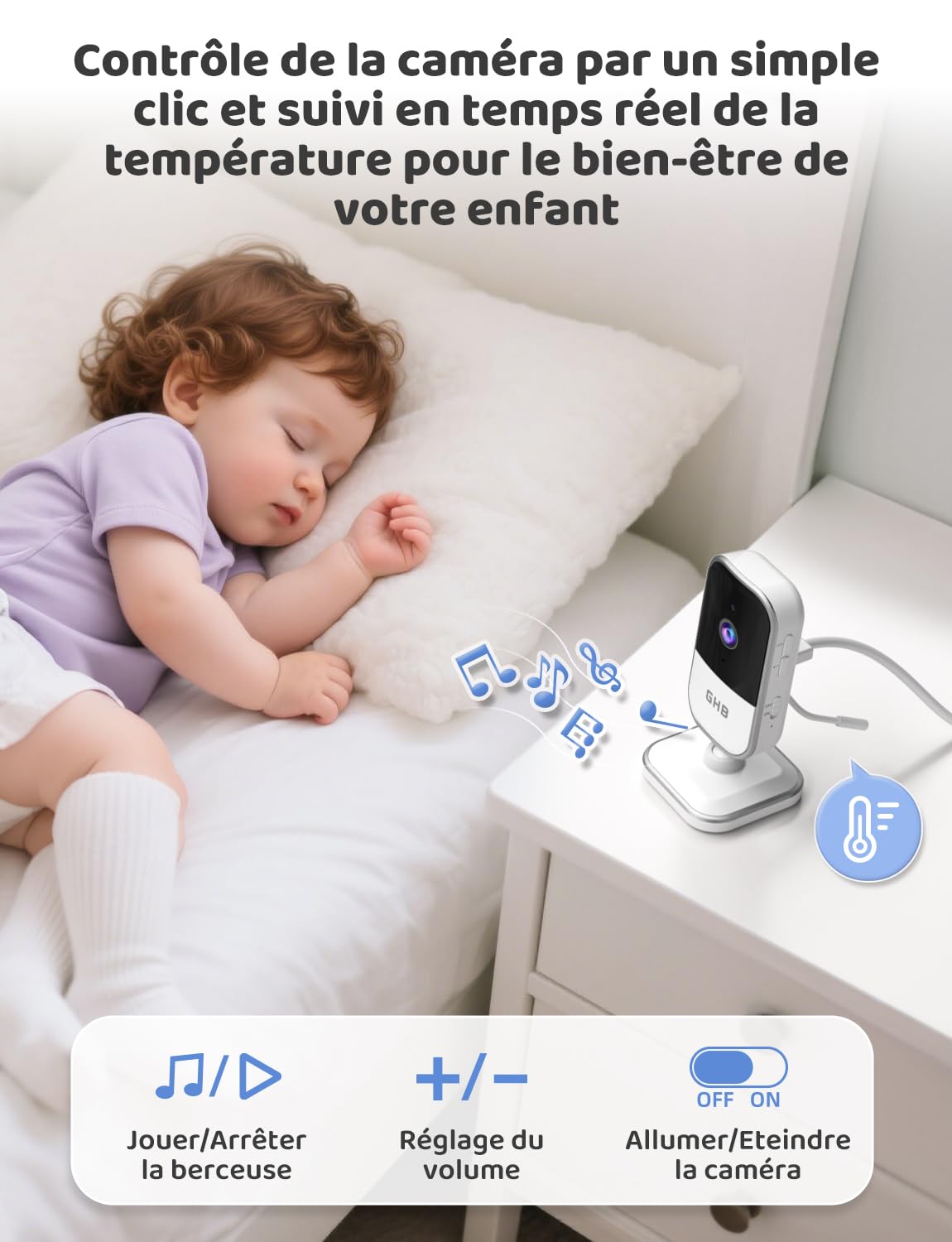 ghb-video-babyphone-5-720p-moniteur-b-b-5000-mah-vox image 2