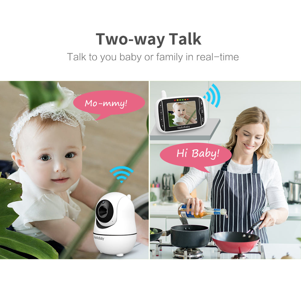 hellobaby-hb65-babyphone-vid-o-3-2-lcd-sans-wifi image 3