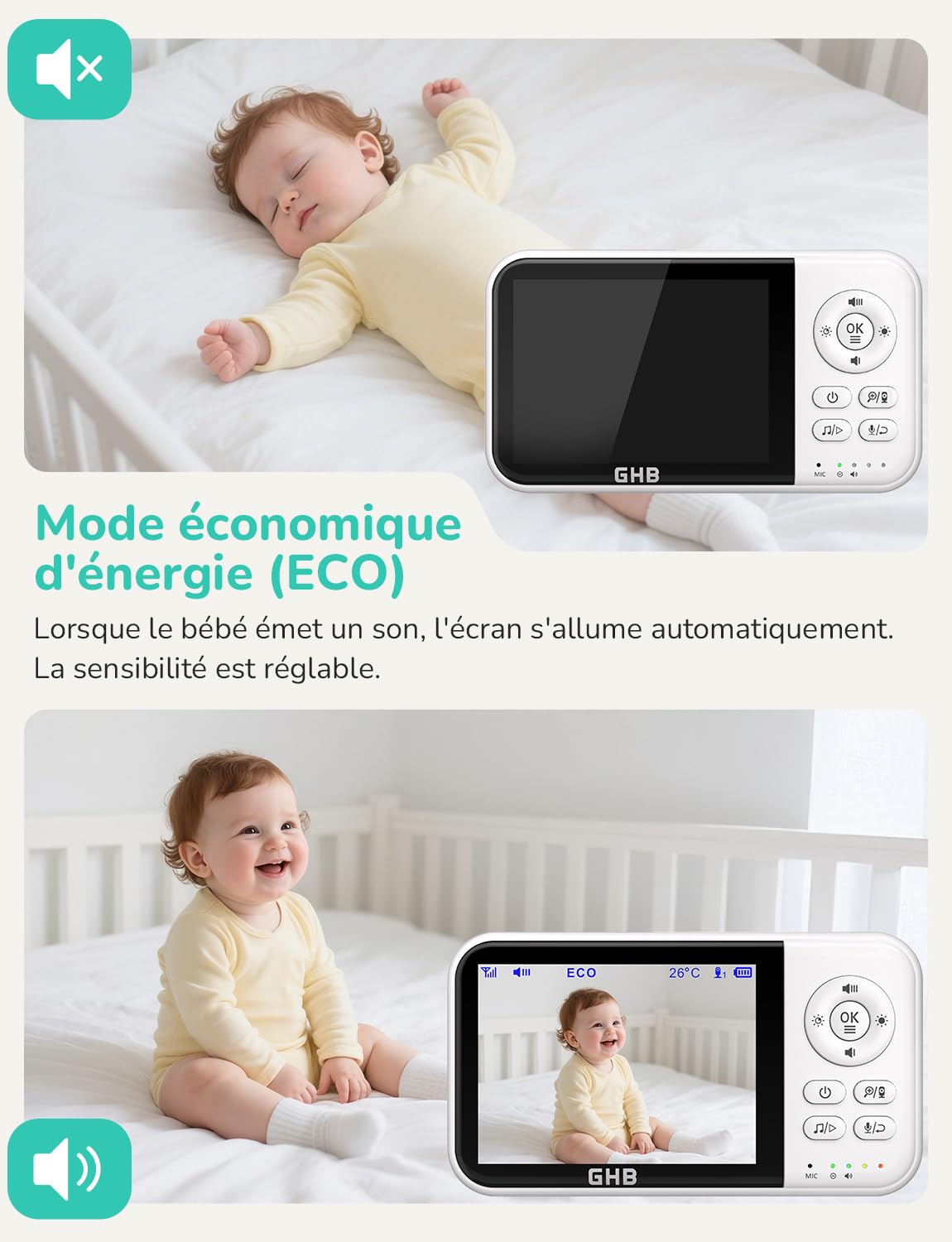 ghb-video-babyphone-babyphone-vid-o-3-2-vox-2100-mah image 6