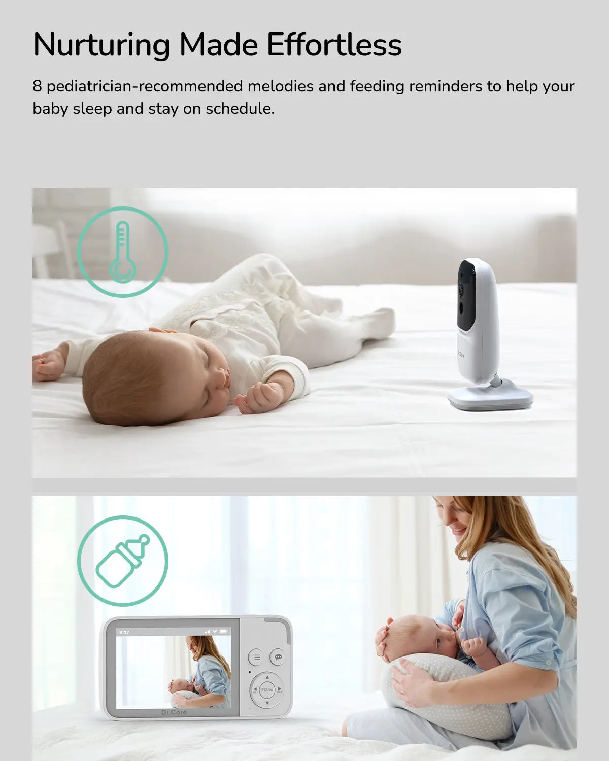dr-care-neoview-bbm003-babyphone-vid-o-1-cam-ra-3-5-hd image 5