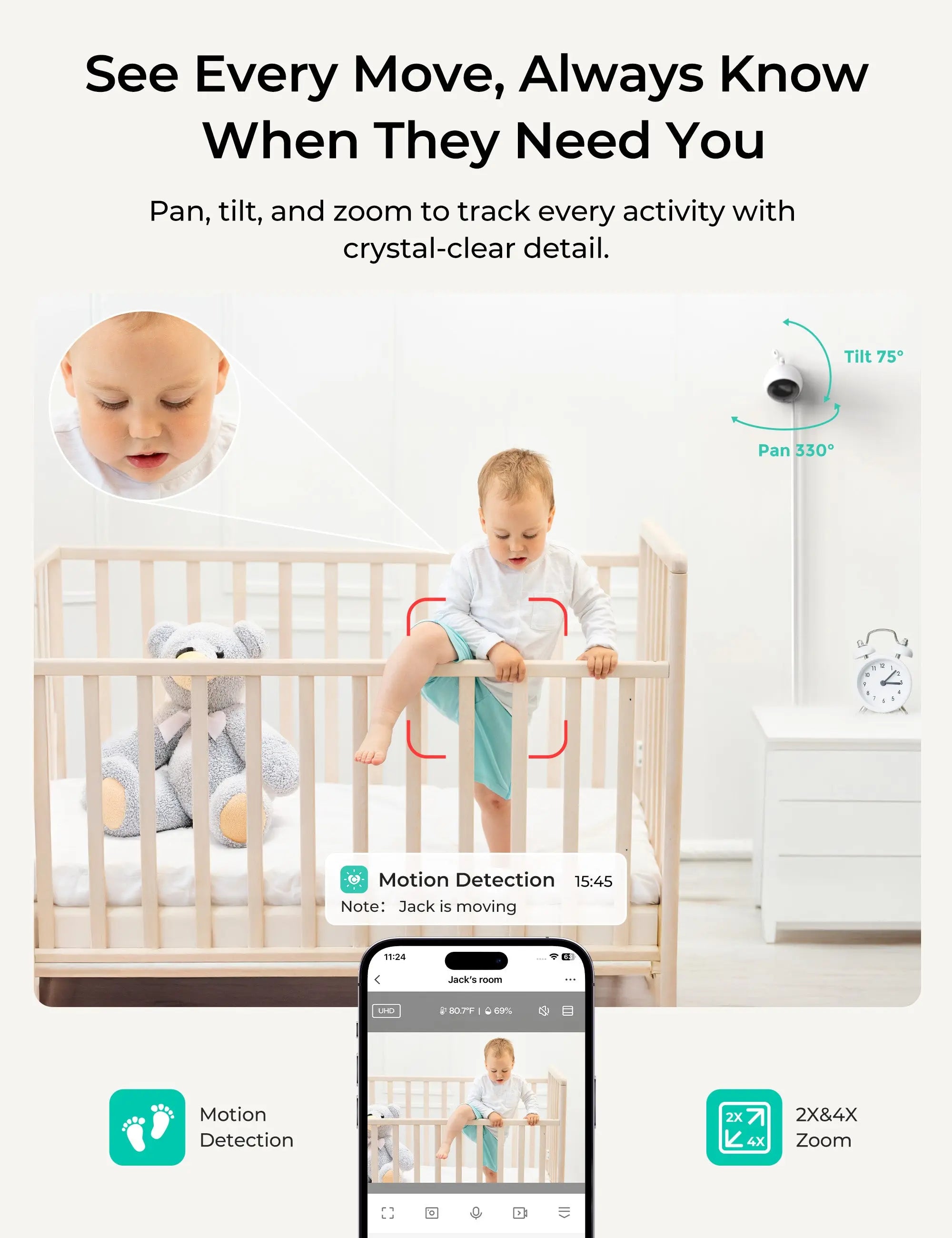 dr-care-smart-baby-monitor-sbm005-babyphone-vid-o-4-pouces-1080p image 4