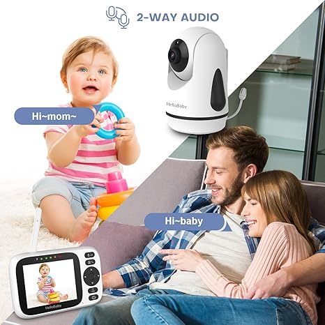 hellobaby-hb6339-babyphone-vid-o-3-2-ips-sans-wifi image 5