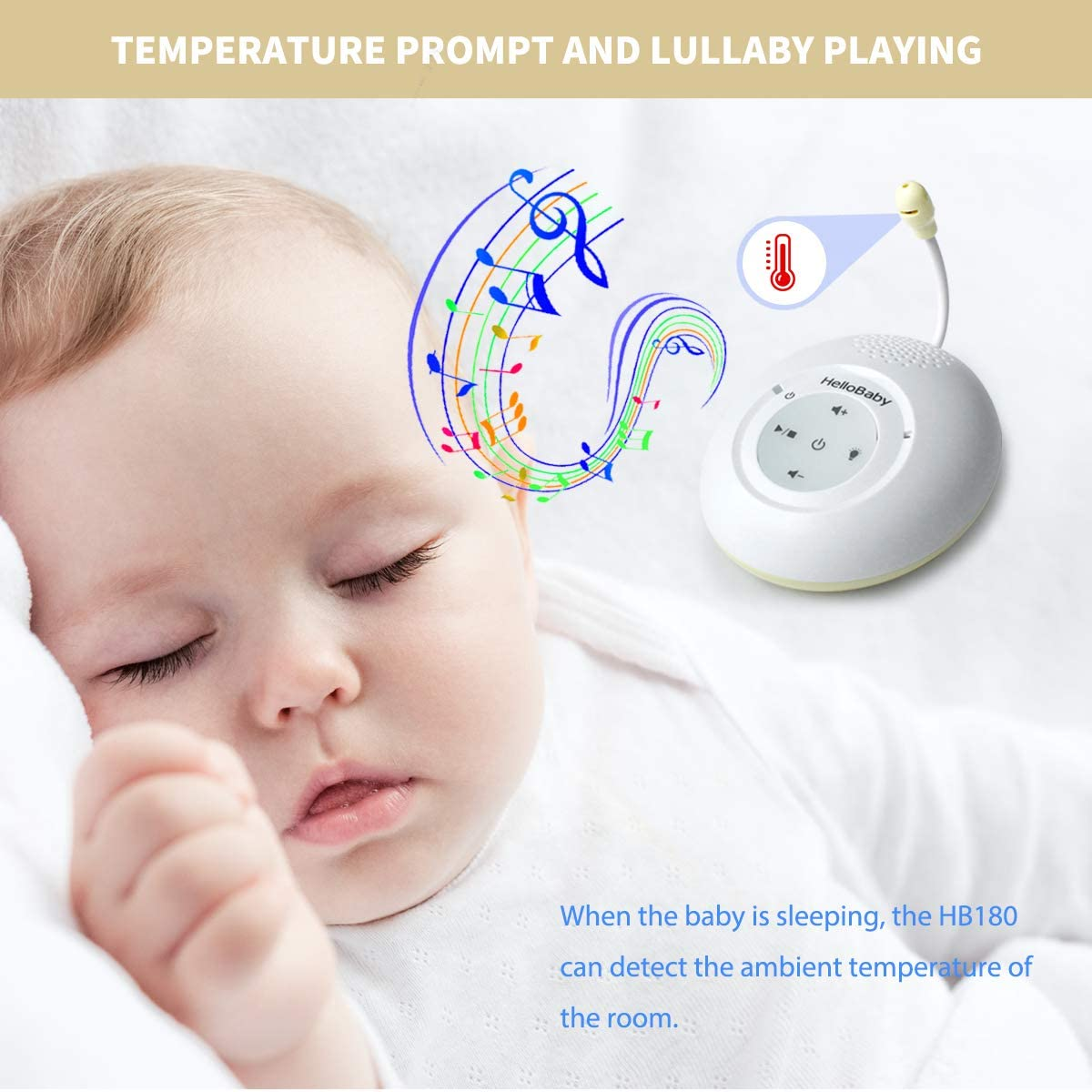 hellobaby-hb180-babyphone-audio-dect-double-sens-port-e-300m image 5