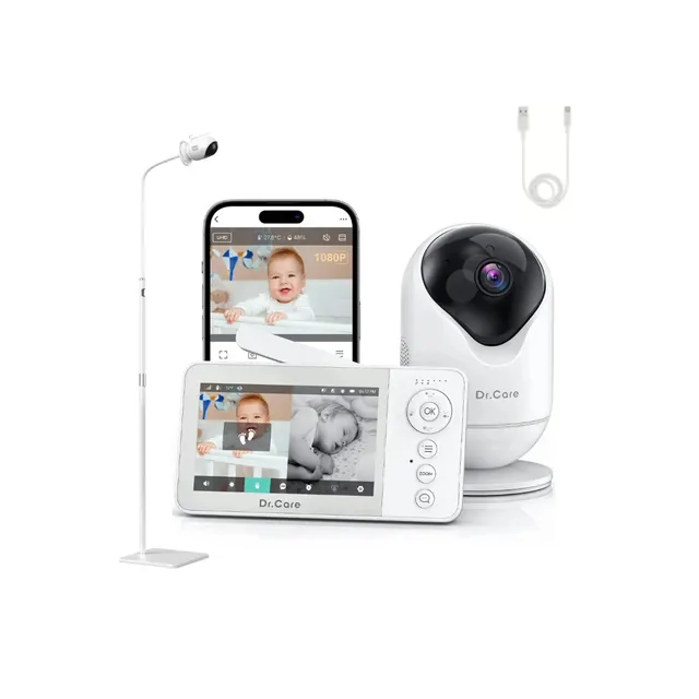 dr-care-vistaview-lite-rb-sbm002-babyphone-vid-o-pied-sol-c-ble-2-5m image 1