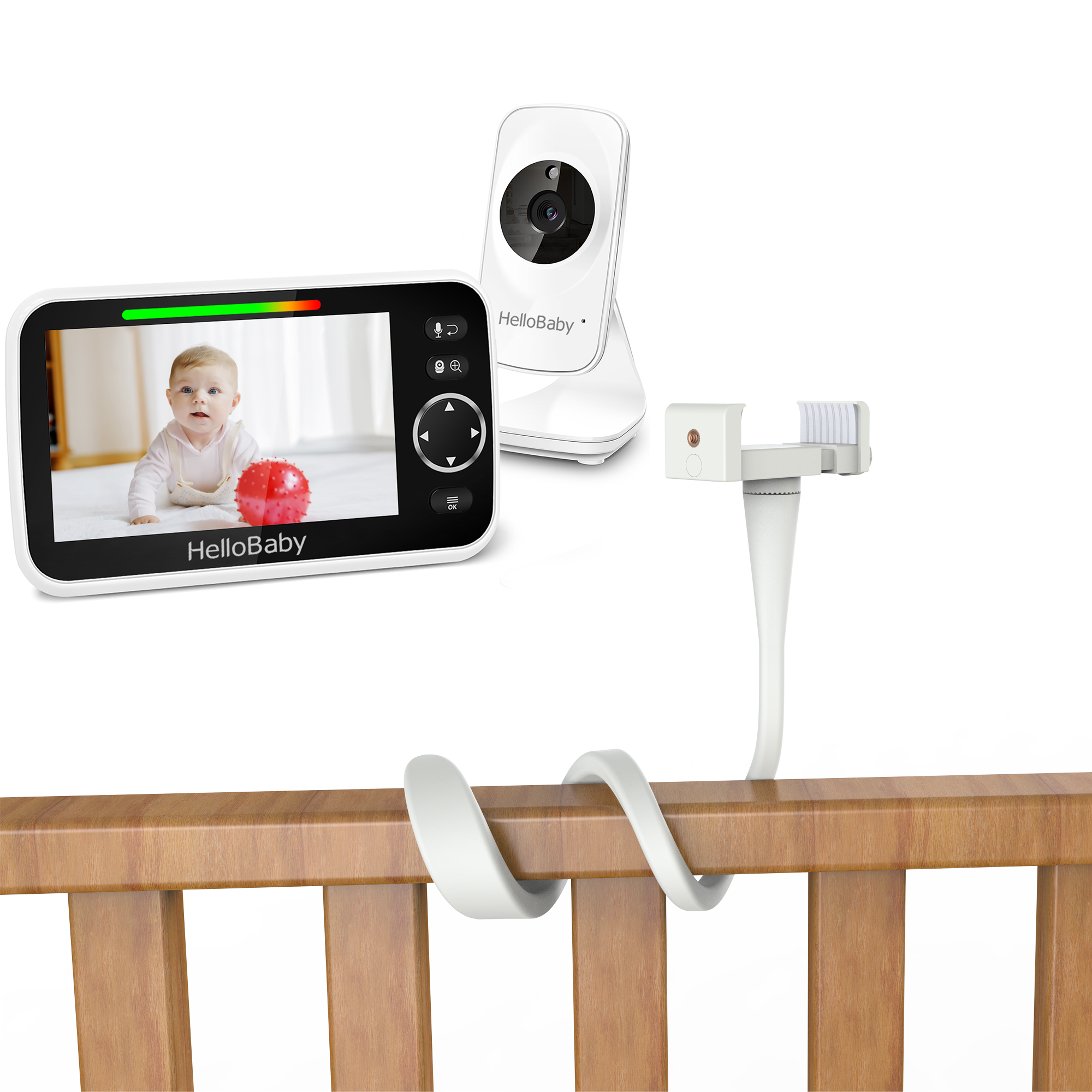 hellobaby-hb50-moniteur-b-b-vid-o-avec-support-sans-wifi image 1