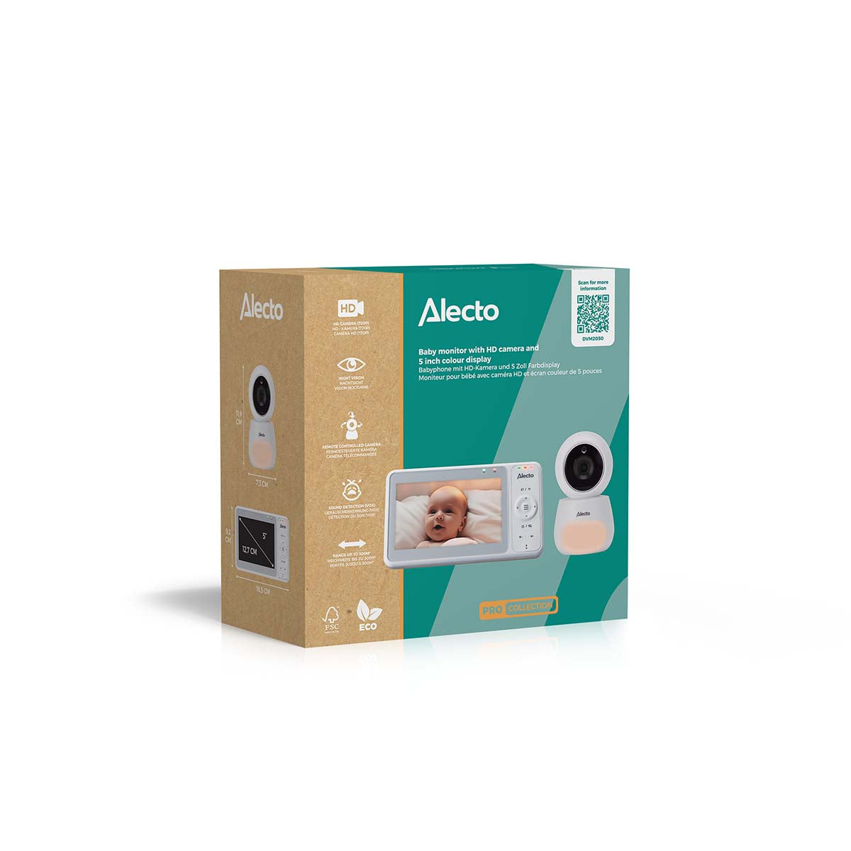 alecto-baby-dvm2050-babyphone-vid-o-cam-ra-dvm2050c-vision-nuit image 2