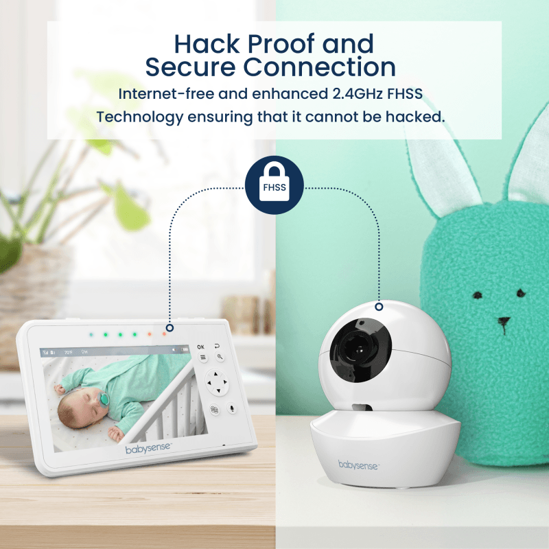 babysense-v43-babyphone-vid-o-2-cam-ras-cran-divis-4-3 image 5
