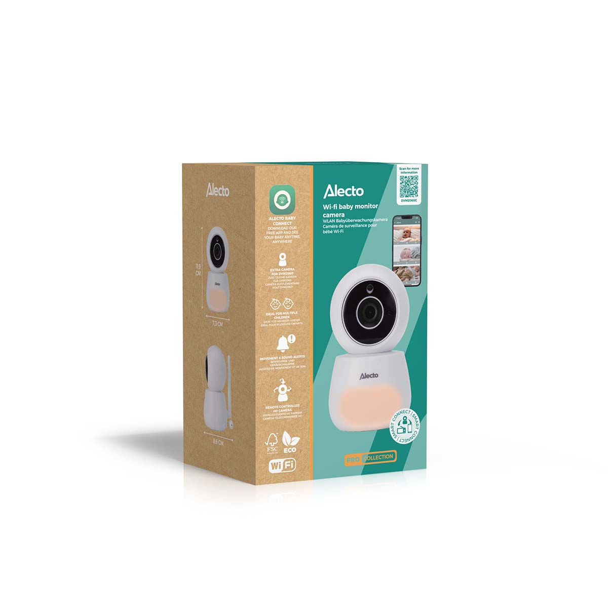 alecto-dvm-dvm2060-babyphone-vid-o-bundle-2-cam-ras-nuit image 3
