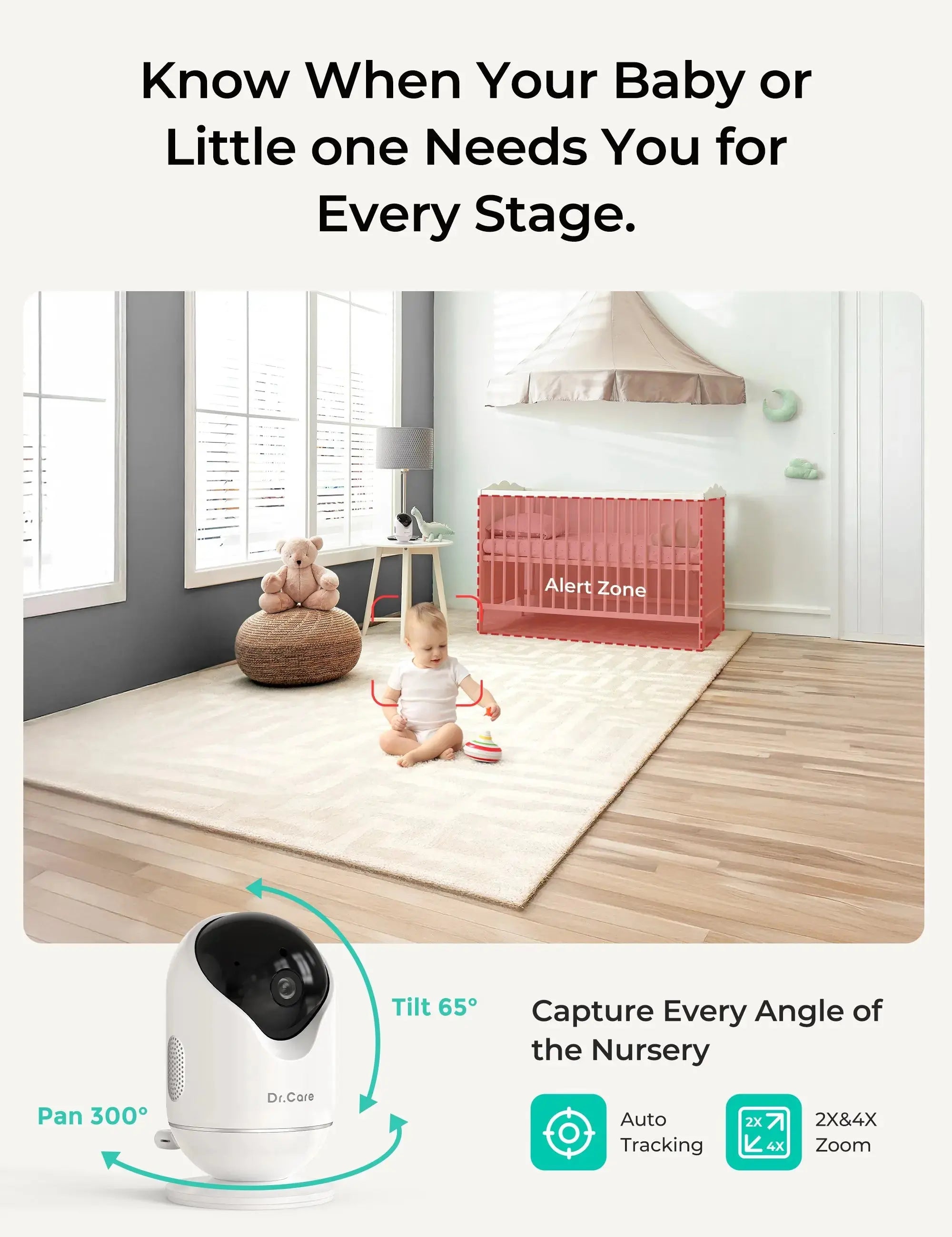 dr-care-smart-baby-monitor-sbm004-babyphone-vid-o-5-2k-unit-seule image 3
