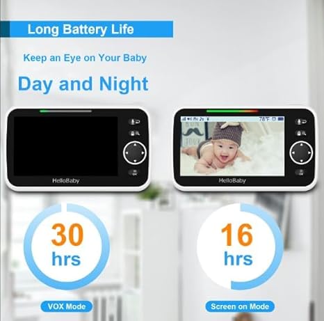 hellobaby-hb6550plus-babyphone-vid-o-6-pouces-1-cam-ra-sans-wifi image 4