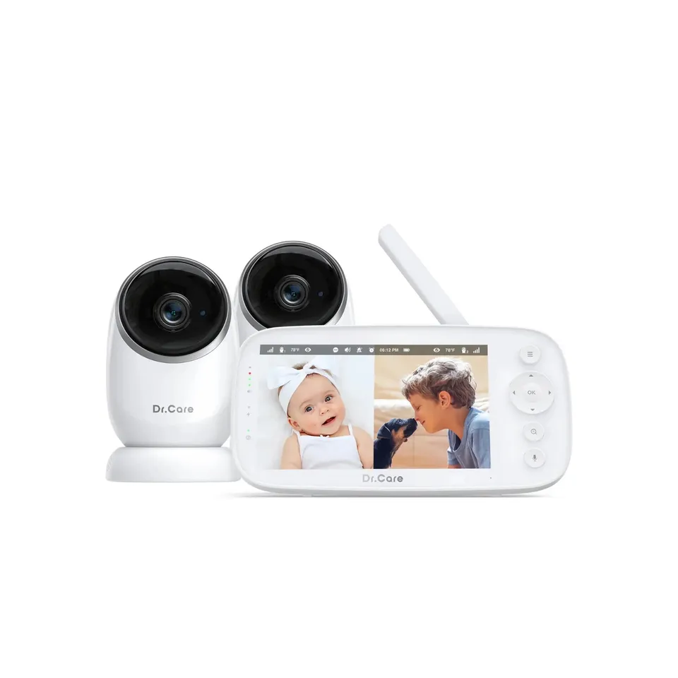 dr-care-novaview-bbm001-babyphone-vid-o-2-cam-ras-5-hd image 1
