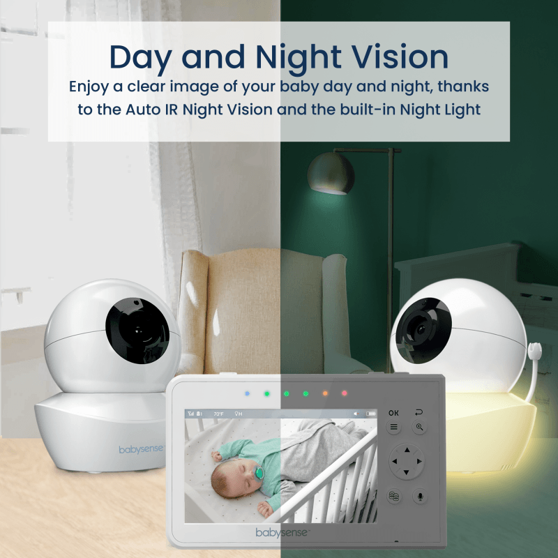 babysense-v43-babyphone-vid-o-2-cam-ras-cran-divis-4-3 image 3