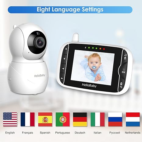hellobaby-hb66pro-2-babyphone-vid-o-2-cam-ras-sans-wifi image 6