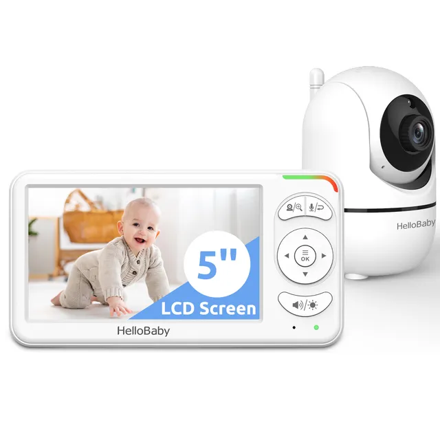 hellobaby-bbm838-babyphone-vid-o-5-sans-wifi-4000mah image 1