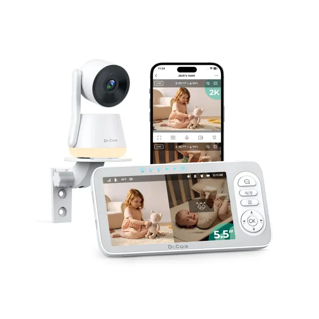 dr-care-lumiview-plus-sbm006-babyphone-cam-ra-wifi-5-5-2k image 1
