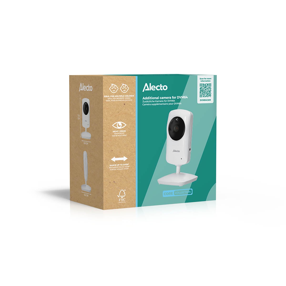 alecto-baby-dvm64cam-cam-ra-b-b-suppl-mentaire-blanche image 7