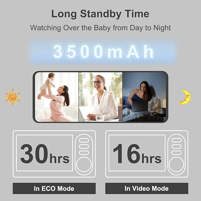 hellobaby-hb6148-babyphone-vid-o-4-3-30h-sans-wifi image 3