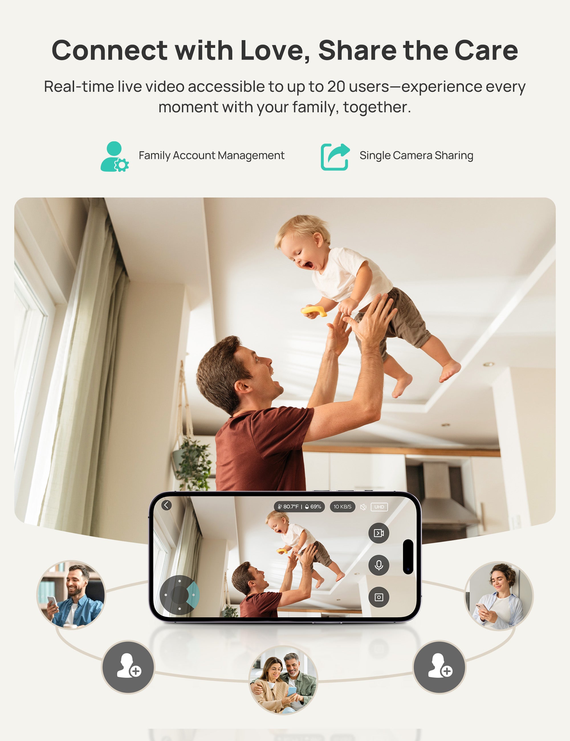 dr-care-vistaview-sbm004l-babyphone-2-cam-ras-1080p image 2