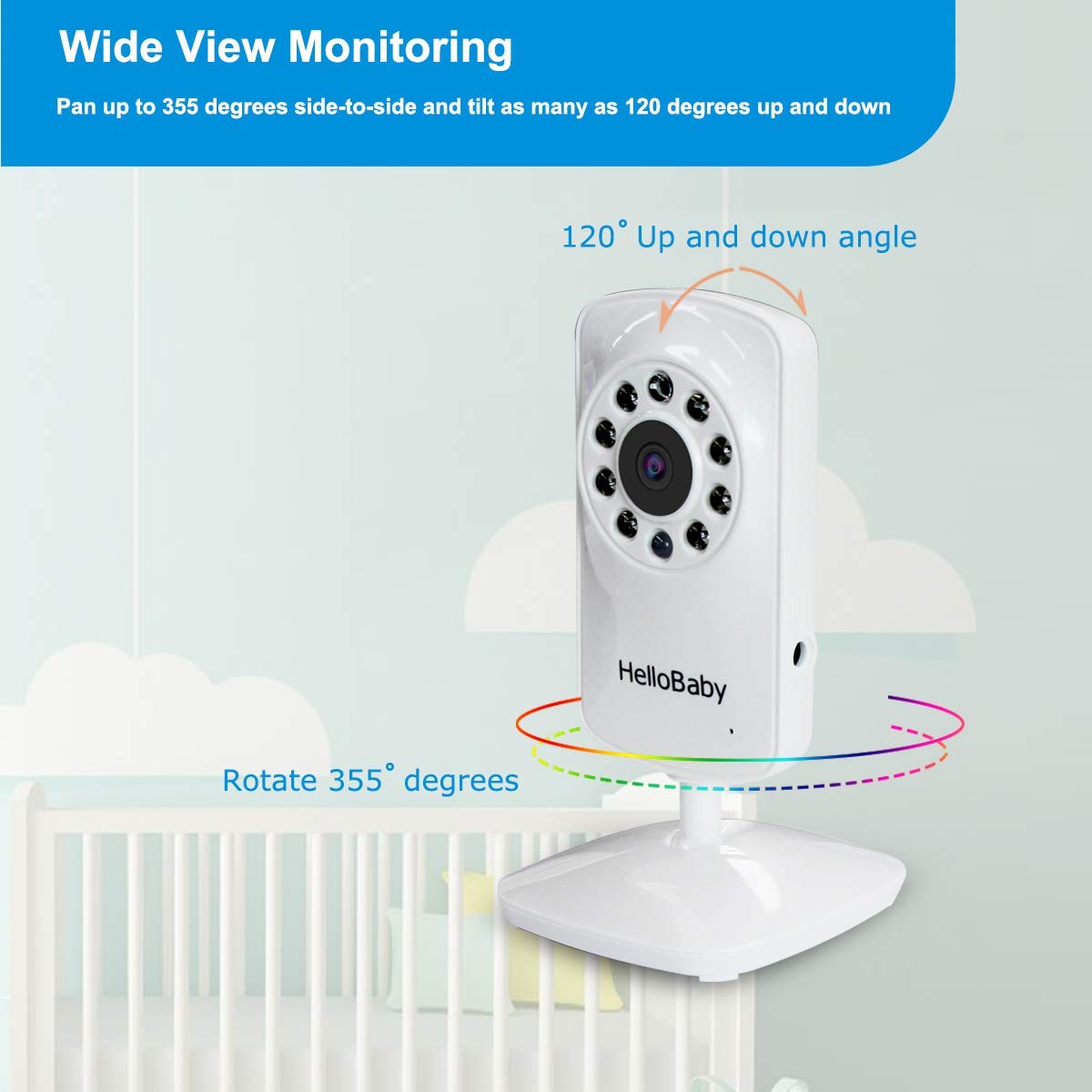 hellobaby-hb30-babyphone-vid-o-cran-2-4-vision-nocturne image 6