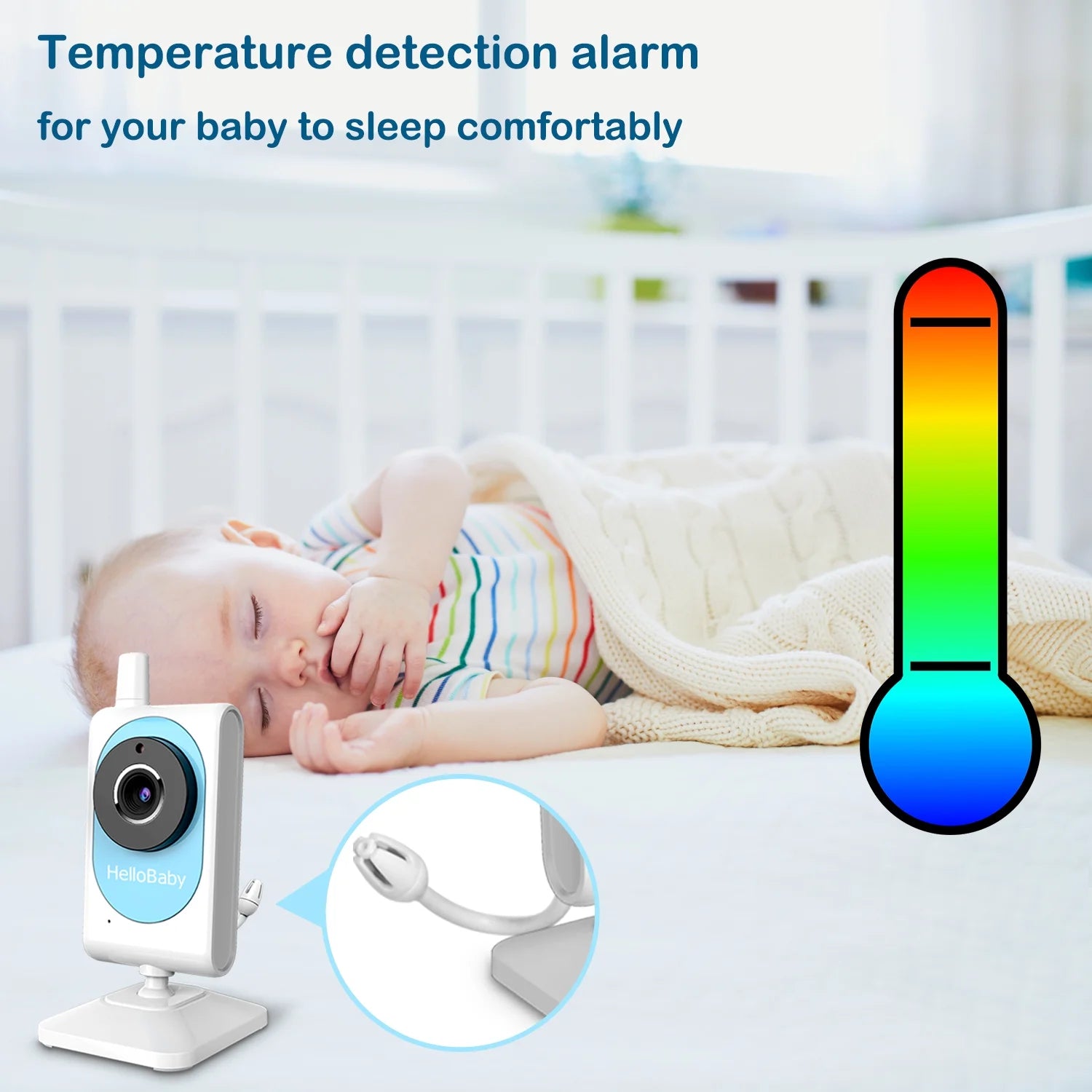 hellobaby-hb26-babyphone-vid-o-sans-wifi-garantie-1-an image 8