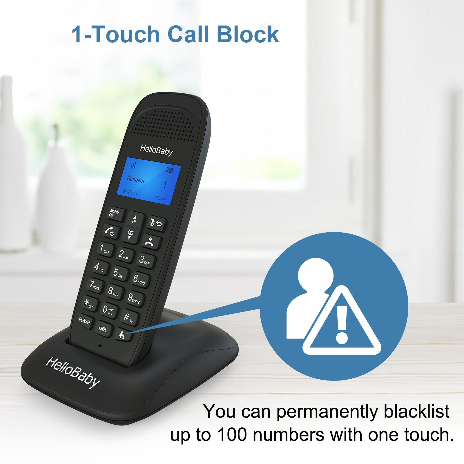 hellobaby-hb1688-1-t-l-phone-fixe-sans-fil-dect-blocage-d-appels image 5