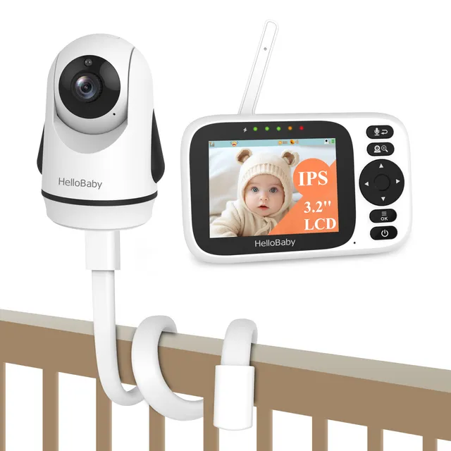 hellobaby-hb6339-babyphone-vid-o-3-2-pan-tilt-vision-nuit image 1