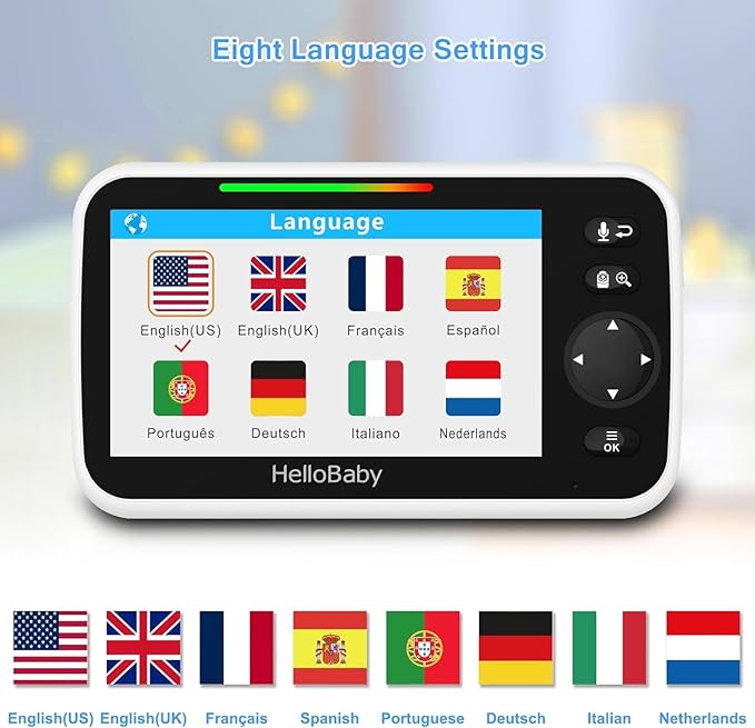 hellobaby-hb6351-2-babyphone-vid-o-2-cam-ras-cran-5-split image 7