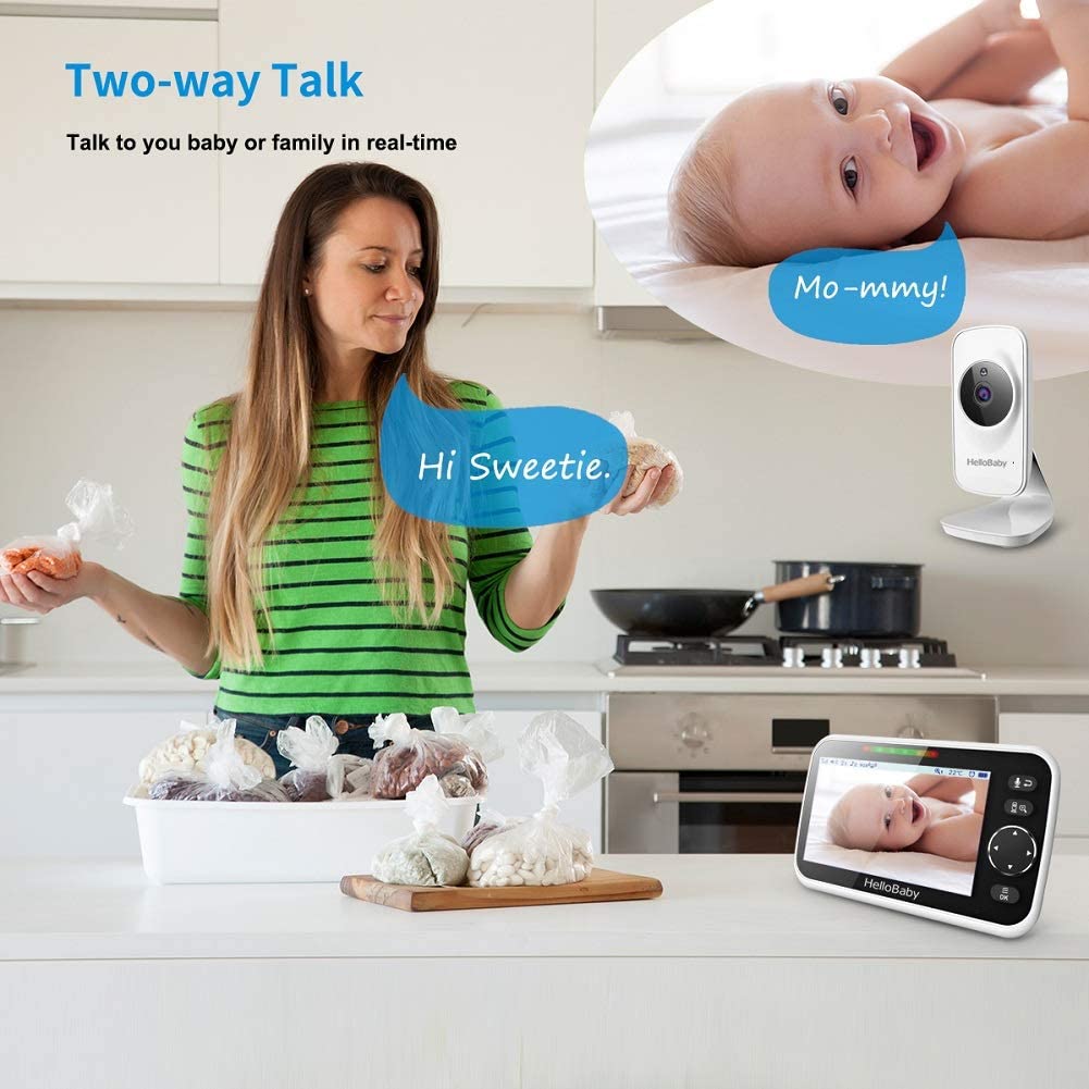 hellobaby-hb50-moniteur-b-b-vid-o-avec-support-sans-wifi image 2