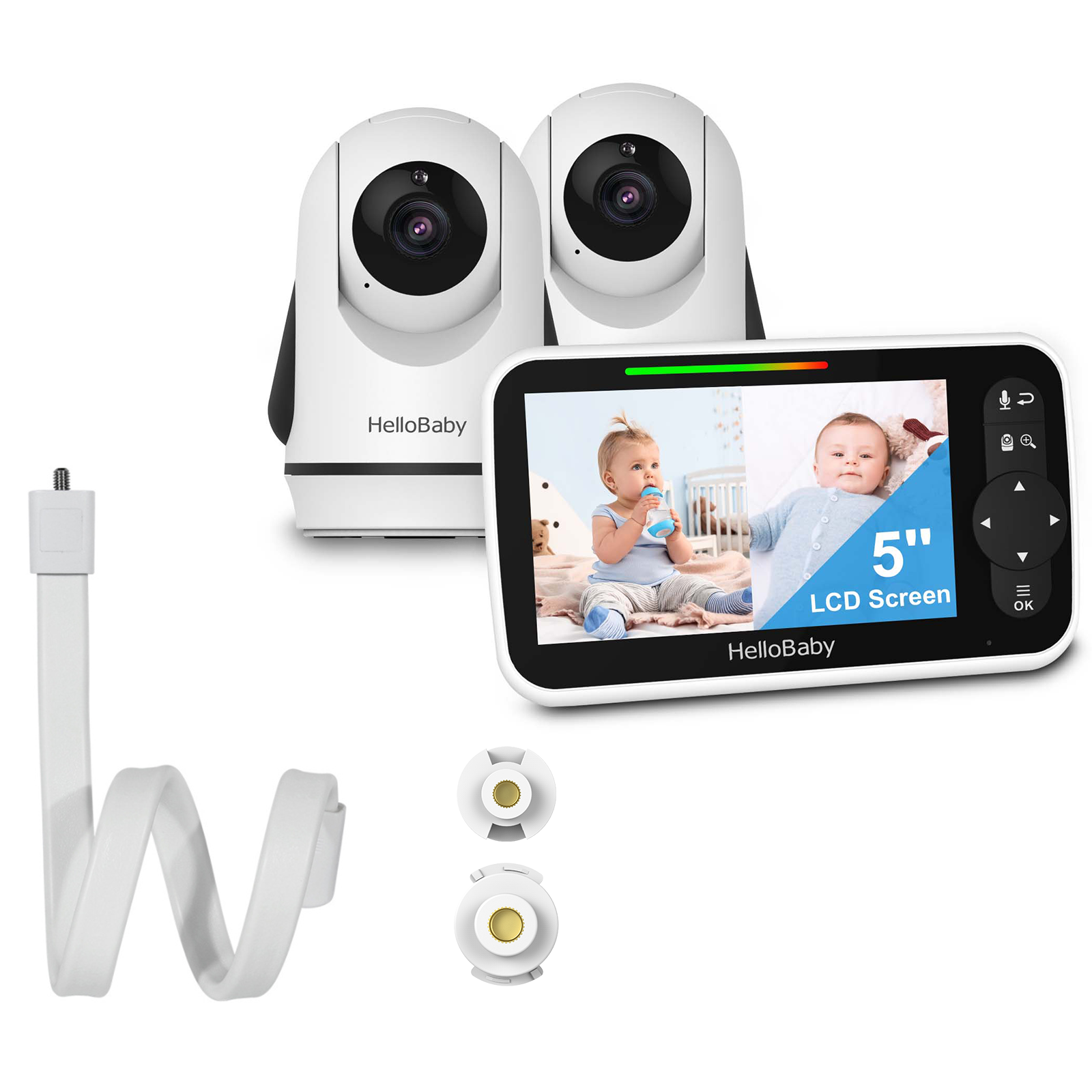 hellobaby-hb6351-2-babyphone-vid-o-2-cam-ras-5-pouces image 8