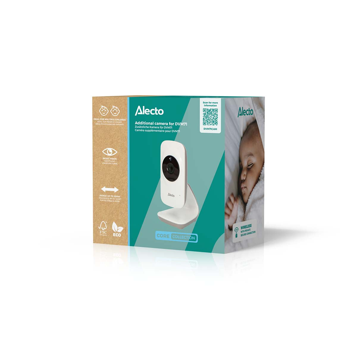 alecto-baby-dvm-dvm71cam-cam-ra-b-b-blanche image 4