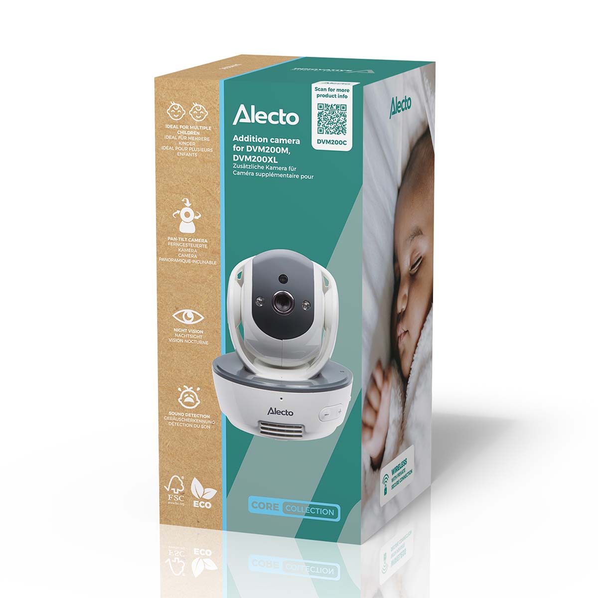 alecto-dvm-dvm200m-babyphone-vid-o-lot-2-cam-ras-nuit image 3